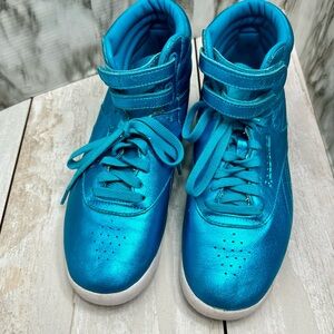 Reebok straps freestyle Metallic Blue sneakers